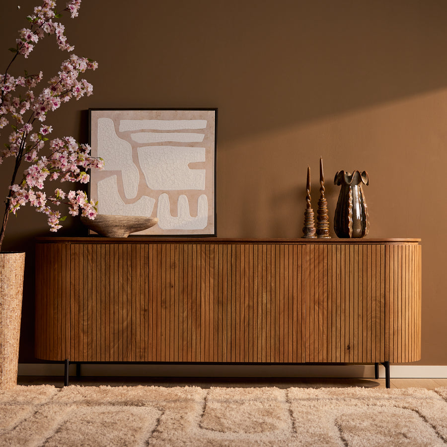 Sideboard Solana – Verticale latten rondom