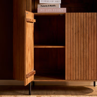 Starfurn Open kast Solana naturel | 115 cm - Mooier Thuis