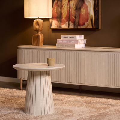 Couchtisch Solana Sand Mango Holz 50 cm
