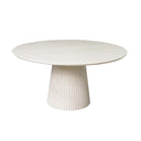 Ronde eettafel Solana zand - Ø150 cm - vooraanzicht
