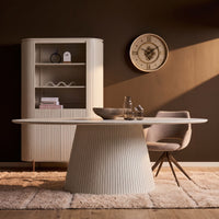 Ovale eettafel Solana | Zand | 240 cm