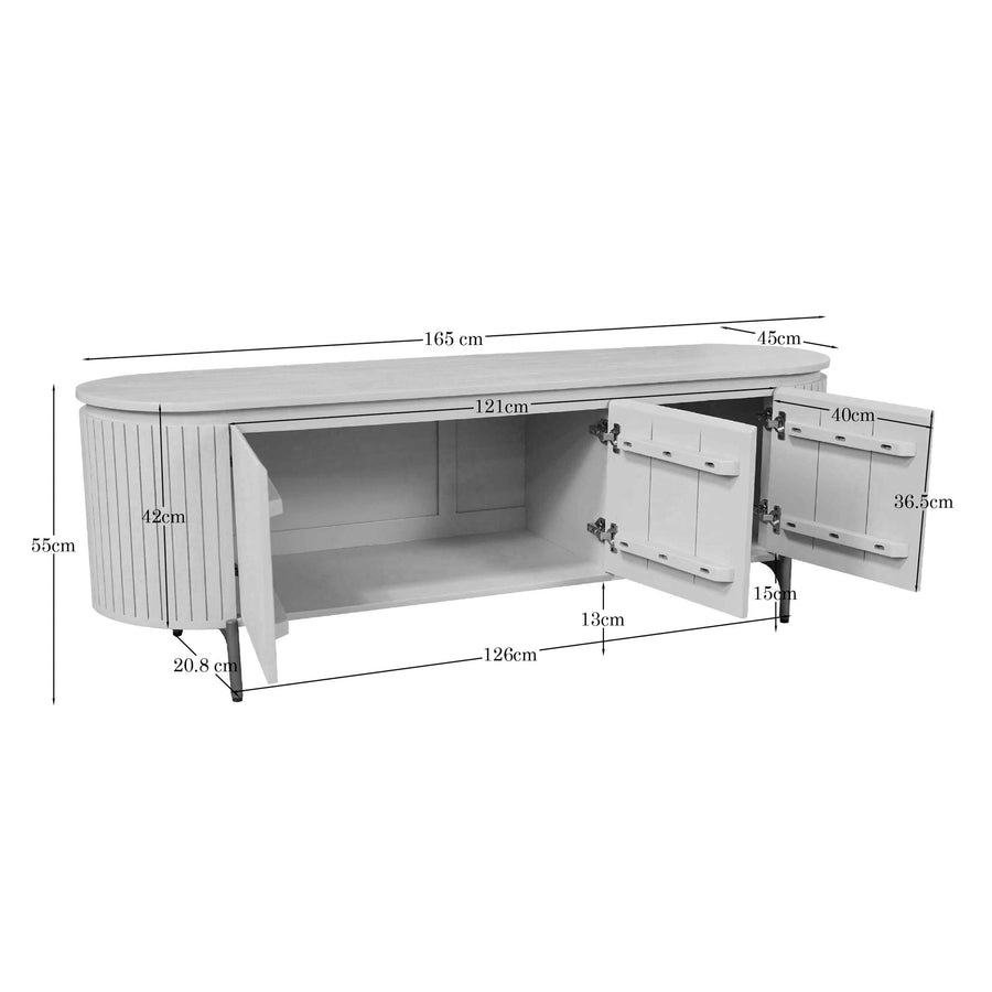 TV unit Solana sand – 165 x 45 x 55 cm