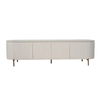 Tv-meubel Solana zand mangohout 210 cm
