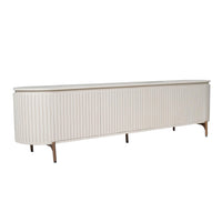 Tv-meubel Solana zand mangohout 210 cm