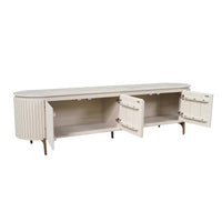 Tv-meubel Solana zand mangohout 210 cm