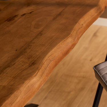 Boomstam eettafel Boston | Naturel | 220 cm