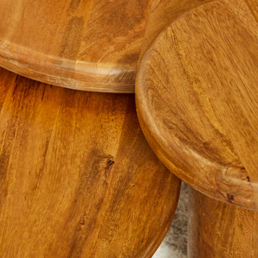 Couchtisch-Set Maya Natur | 3-teilig