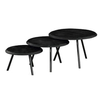 Salontafelset Ohio zwart | 3-delig - afbeelding 2