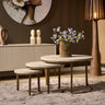 Salontafelset Madison Zand salontafel 3-delig - zand en beige - Mooier Thuis