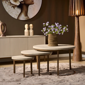 Salontafelset Madison Zand | 3-delig