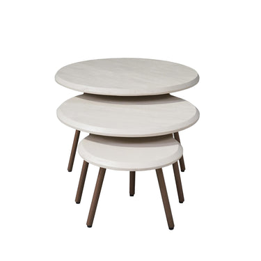 Ronde salontafelset Ohio Zand Mangohout 70 cm