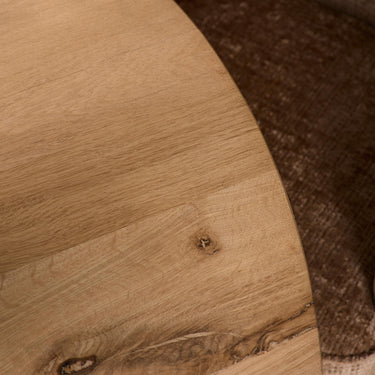 Ronde eettafel Ferris | Naturel/zwart | Ø150 cm