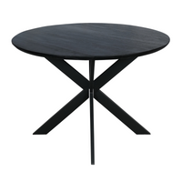 Ronde eettafel Ferris | Zwart | Ø110 cm - afbeelding 2