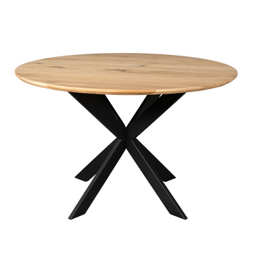Ronde eettafel Ferris | Naturel/zwart | Ø150 cm