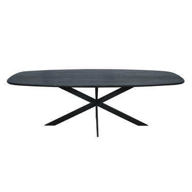 Deens ovale eettafel Ferris | Zwart | 240 cm