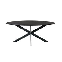 Ovale eettafel Ferris | Zwart | 180 cm - afbeelding 2