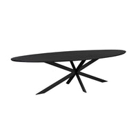 Ovale eettafel Ferris | Zwart | 280 cm - afbeelding 2