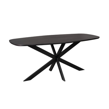 Deens ovale eettafel Ferris | Zwart | 180 cm