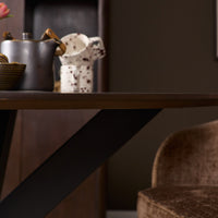Starfurn Ronde eettafel Ferris | Bruin | Ø130 cm - Mooier Thuis