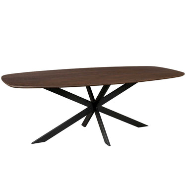 Deens ovale eettafel Ferris | Bruin | 240 cm