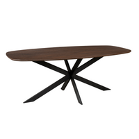 Deens ovale eettafel Ferris | Bruin | 180 cm - afbeelding 2
