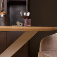 Starfurn Ronde eettafel Ferris | Naturel/zand | Ø150 cm - Mooier Thuis