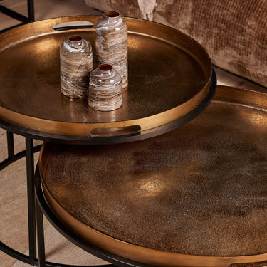 Salontafelset Puck goud | 2-delig