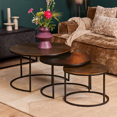 Salontafelset Xaro goud | 3-delig