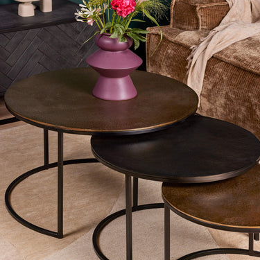 Salontafelset Xaro goud | 3-delig