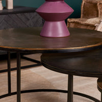 Salontafelset Xaro goud | 3-delig - afbeelding 2
