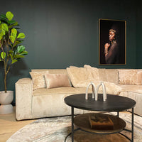 Starfurn Salontafel Lecia zwart goud | 80 cm