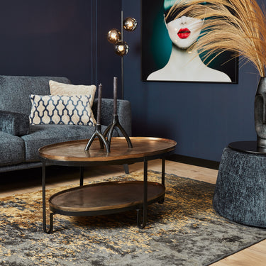 Salontafel Kate zwart | 98 x 60 cm