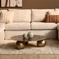 Salontafel Ziva goud | 90 cm - Mooier Thuis