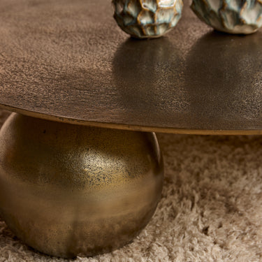 Salontafel Ziva goud | 90 cm