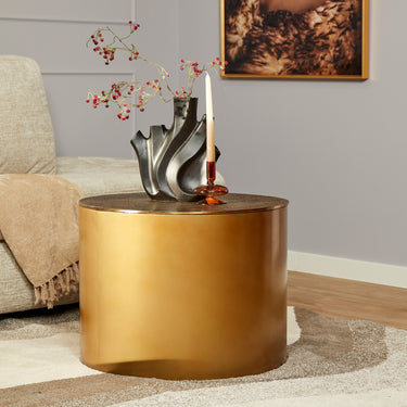 Salontafel Fiore goud | 60 x 60 cm