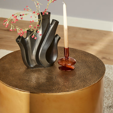 Salontafel Fiore goud | 60 x 60 cm
