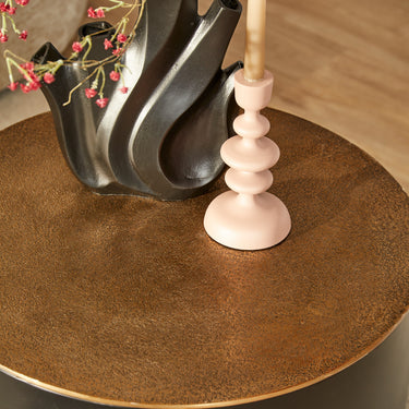 Salontafel Fiore zwart/goud | 60x60 cm