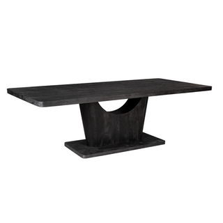 Mangohout eettafel Voco | Zwart | 240 cm