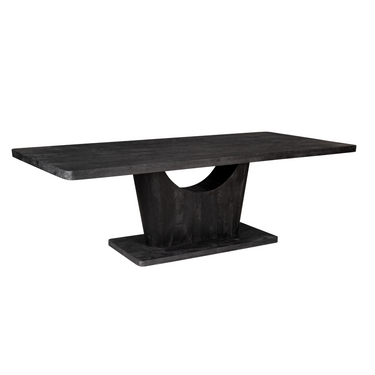 Mangohout eettafel Voco | Zwart | 240 cm