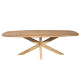 Deens ovale eettafel Nina | Naturel - naturel en bruin - Mooier Thuis (2)