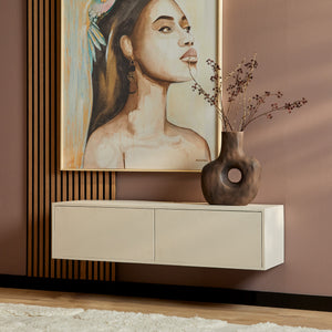 Zwevend TV-meubel Vision zand | 120 cm