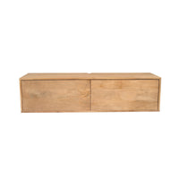 Zwevend TV-meubel Vision Naturel | 120 cm - afbeelding 2
