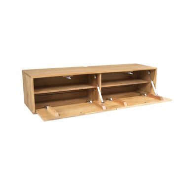 Schwebendes TV-Möbel Vision helles Mango | 120 cm