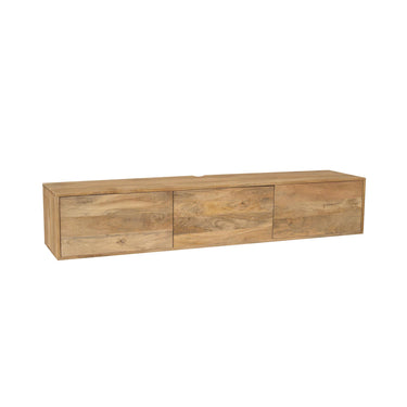 Schwebendes TV-Möbel Vision helles Mango | 160 cm