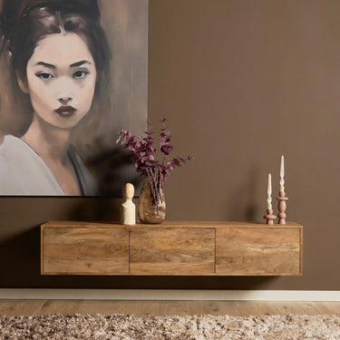 Zwevend TV-meubel Vision Naturel | 160 cm - Mooier Thuis
