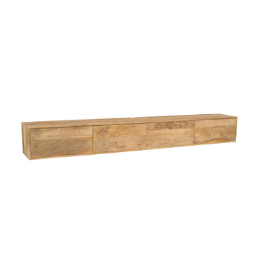 Zwevend TV-meubel Vision Naturel | 240 cm