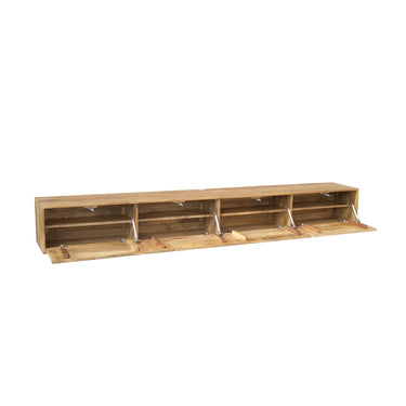 Zwevend TV-meubel Vision Naturel | 240 cm