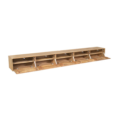 Schwebendes TV-Möbel Vision helles Mango | 280 cm