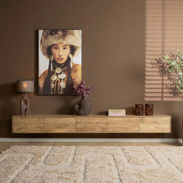 Zwevend TV-meubel Vision Naturel | 280 cm - Mooier Thuis