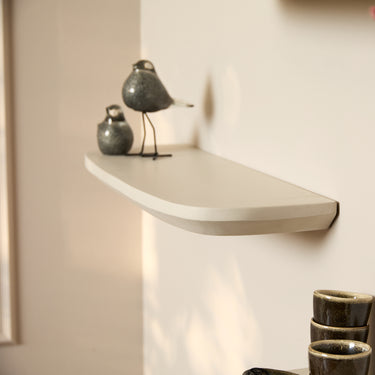 Wandplank Gusta | 60 cm | Set van 3 | Zand